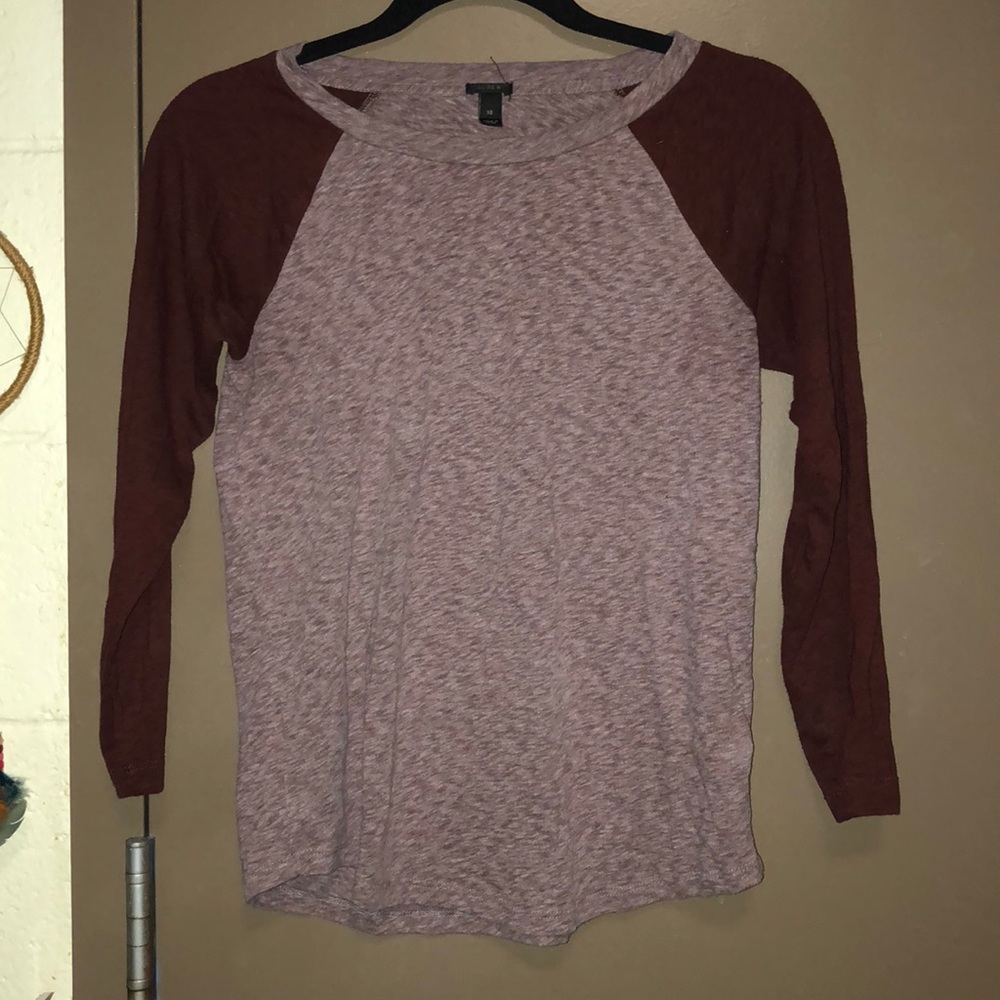 J. Crew baseball tee